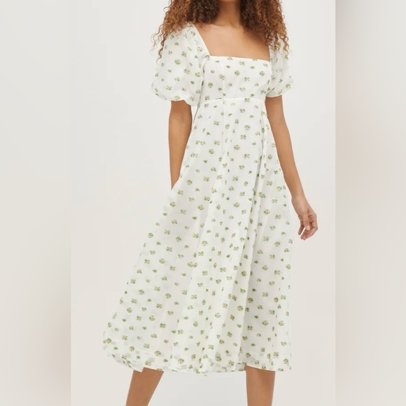 Hill House Collector’s edition matilda organza dress embroidered floral maxi - Picture 12 of 12